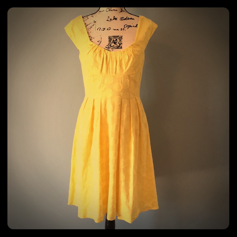 Calvin Klein Yellow Polkadot Sundress